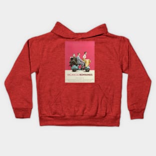 vacances romaines old scooter travel Kids Hoodie